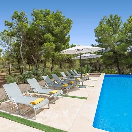 Вилла Es Pins, Pool, Ac, Bbq, Mallorca Кала Мурада
